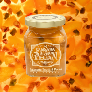 Jalapeño Peach Pecan preserves
